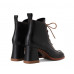 Fashion high heel cowhide Martin boots