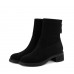 Short tube all-match fashion medium chunky heel ankle boots