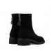 Short tube all-match fashion medium chunky heel ankle boots