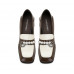 Pearl Chain Square Toe Loafers