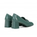 Sports Non-slip Sole Bright Leather Middle Mouth Square Toe Loafers