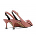 Camellia Lambskin Backspace Pink Sandals