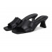 French style sandals classic fetal cowhide H family high-heeled sandals for women