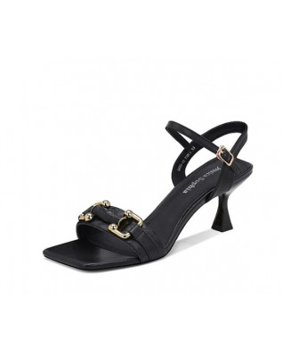 Summer new popular snakeskin open-toed high-heeled sandals