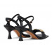 Summer new popular snakeskin open-toed high-heeled sandals