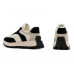 All-match lamb wool round-toed daddy shoes plus velvet front lace stitching casual sports women's shoes